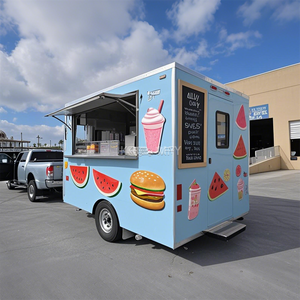 Camión de Comida Móvil OEM en Venta, Kiosco de Catering con Exprimidor de Frutas, Carrito de Venta de Snacks, Remolque de Comida y Café - Product Image 6
