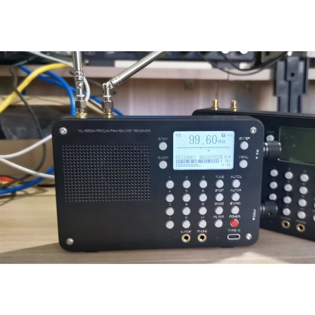 GGDX YL-550W Portable Full Band Digital DSP Receiver SAF7758HV Chip LW MW SW FM Support for SPDIF Output