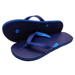 Chanclas Clásicas para Hombre, Sandalias de Playa con Logotipo Personalizado al por Mayor, Chanclas de Goma Azules con Tira Ancha Antideslizante y Suela de EVA, Baratas al por Mayor de Fábrica - Product Image 2