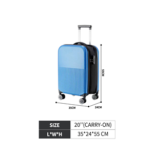 <span class=keywords><strong>Maleta</strong></span> de Viaje <span class=keywords><strong>Plegable</strong></span> de 20 Pulgadas <span class=keywords><strong>con</strong></span> Carcasa Rígida de ABS, Diseño de Almacenamiento Expandible, Ligera, <span class=keywords><strong>con</strong></span> <span class=keywords><strong>Ruedas</strong></span> Giratorias - Product Image 2