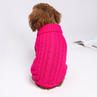 Pulls pour animaux de compagnie en polyester automne/hiver, vêtements chauds pour chats, chiens Bichon Frise, chiens Teddy et autres petites races