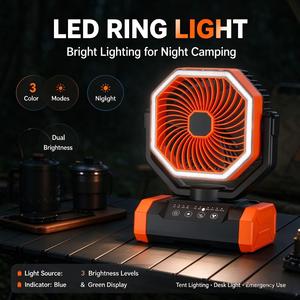 Best English Desk <b>Rechargeable</b> Mini <b>Portable</b> Table <b>Fan</b> Gift Box Large Desk <b>Fan</b> with power bank - Product Image 1