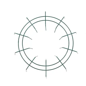 Corona redonda de alambre de metal de alta calidad, abrazadera de estilo de doble círculo, 12 pulgadas, 14 pulgadas, 16 pulgadas