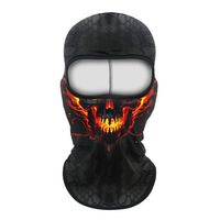 Personnalisé Drôle Cool Crâne Cagoule Halloween Cosplay Masque pour Jeux d'Équipe Fête Sports Été Couvre-chef Moto Image