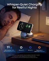 Station de charge sans fil magnétique pliable 3 en 1 de taille compacte certifiée Qi2.2 Anker Prime 25W pour iPhone, Watch et AirPods
