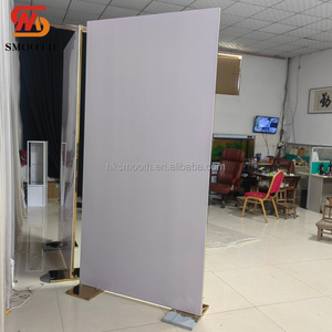 SMOOTH Popular Selling Wedding Banquet Party Stage Decoration Stainless Steel Wall <b>Backdrop</b> - Product Image 4