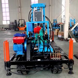 Petite perceuse de plate-forme d'eau souterraine de roche dure 200M 150m pour la tension du moteur 220v de composants de noyau d'eau - Product Image 5