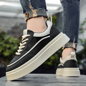 As prezzo di fabbrica scarpe nere da uomo alla moda con plateau scarpe Casual da tavola <span class=keywords><strong>1</strong></span> pezzo all'ingrosso scarpe da passeggio uomo - Product Image 5