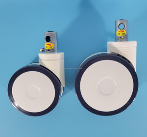 5 Zoll Medical Wheels Central Lock Lenkrad für Krankenhaus bett Krankenhaus möbel Räder - Product Image 2
