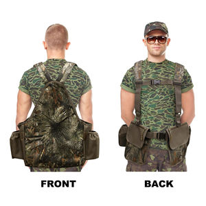 Chaleco ligero para caza de aves pequeñas, bolsa impermeable y duradera con sistema MOLLE para almacenamiento de accesorios de caza al aire libre. - Product Image 5