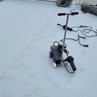 Soudeuse PVC Weldy Roofer RW3400, état neuf, pour étanchéité de toiture, soudeuse de géomembrane Plastosol, pour soudage de bâches