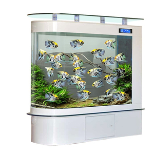 Aquarium de 500 <span class=keywords><strong>L</strong></span>, grand aquarium sur mesure avec verre en forme de U pour salon - Product Image 4