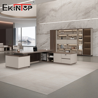 Bureau de direction moderne et luxueux Ekintop CEO, convertible, modulaire, extensible, en bois, pour la maison et l'hôtel