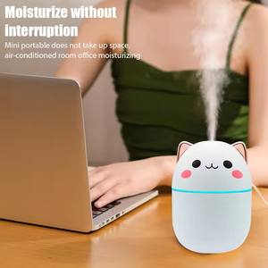 Mini Cute Air Humidifier Essential <b>Oil</b> Humidificadores Home Bedroom Aroma <b>Diffuser</b> Purifier Perfume Cool Mist Maker Umidificador - Product Image 1