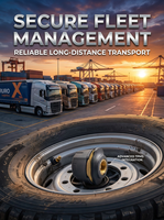 Camion/remorque TPMS de capteurs externes de roues de 8 pneus avec le répétiteur