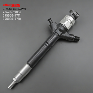 หัวฉีดน้ำมันดีเซล 23670-59036 095000-7711 วาล์วหัวฉีดสำหรับ Toyota Land Cruiser 200 Lexus LX450d 1VD-FTV เครื่องยนต์ V8 4.5 ลิตร - Product Image 1