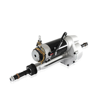Moteur transaxial à balais CC pour tricycle électrique 24V 400W 4000 tr/min, petits arbres de transmission d'essieu arrière