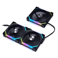 Ventilador RGB para PC Lian Li UNI FAN SL120 V2-3B, Nuevo Ventilador de Refrigeración para Juegos con Disipador de Calor de Plástico para Computadora