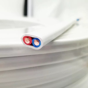 悦华 BVVB 2芯<span class=keywords><strong>3</strong></span>芯白色护套扁平电缆1.5mm/2mm/4mm/6mm无氧铜实心导体PVC绝缘线 - Product Image 4