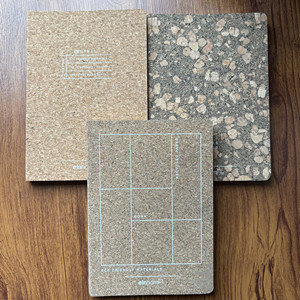 Cahier à spirale en bois de liège A5 d'usine de la Chine revues lignées personnalisées avec logo plusieurs couleurs promotionnelles - Product Image 1