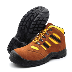 Chaussures <span class=keywords><strong>de</strong></span> <span class=keywords><strong>sécurité</strong></span> pour hommes, <span class=keywords><strong>protection</strong></span> <span class=keywords><strong>de</strong></span> l'embout en acier, semelle extérieure en PU antidérapante, bon prix, bottines hautes, style sport moderne, travail en Malaisie - Product Image 5