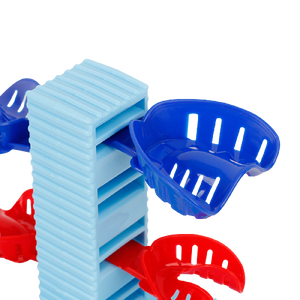 Dental Lab Plastic Double-side Impression Tray Rack Dental Tray Rack