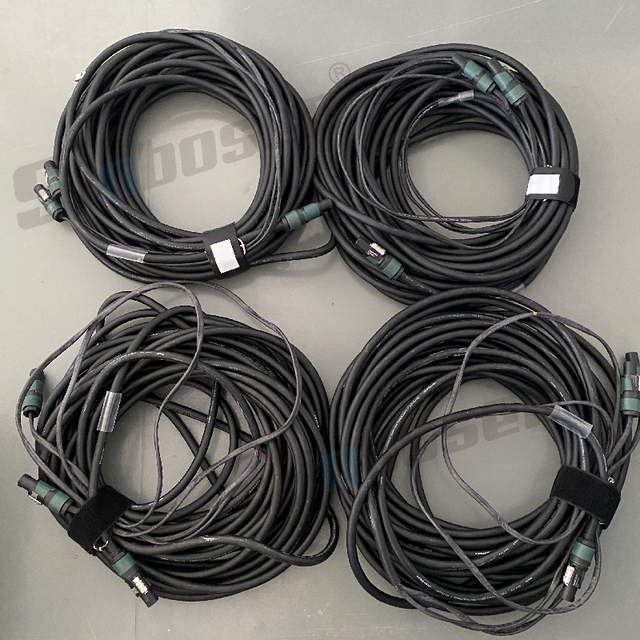 4pins 4 Conductors Multicore Speakon Breakout Splitter Cable Professional Audio with NL2/NL4/NL8 Original Connectors
