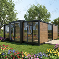 Maison préfabriquée légère en acier FLKT, maison de luxe en conteneur extensible de 20 pieds, maison modulaire pliable, mini-maison