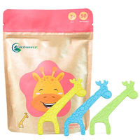 Cure-dents pour enfants saveur fraise sans BPA, qualité alimentaire, forme animale amusante, grand format familial, marque personnalisée, écologique