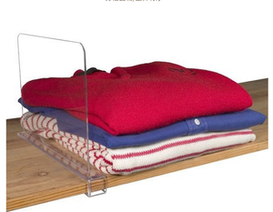 Acrylic Closets Shelf <strong>Dividers</strong> Organizer Adjustable Wardrobe Partition Kitchen Cabinets Closet Clothes <strong>Divider</strong> Organizer - Product Image 3