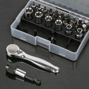 28 in 1 Multifunctional Mini Socket Hex 72-tooth Ratchet Socket <strong>Wrench</strong> <strong>Set</strong> for <strong>Small</strong> Space Applications - Product Image 1