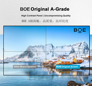 Mur vidéo LCD ZGS 55'' 4K UHD à cadre ultra-fin de 1,8 mm, 500 nits, anti-reflet AG 24/7 pour salle de contrôle et exposition OEM/ODM ZGS-PJ550 - Product Image 4