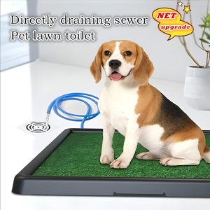 Urinario Portátil Ecológico de Plástico <span class=keywords><strong>para</strong></span> Mascotas con Tapete de Césped Artificial <span class=keywords><strong>para</strong></span> Cachorros, Apto <span class=keywords><strong>para</strong></span> la Mayoría de <span class=keywords><strong>Perros</strong></span>, Incluye Cojines, Marca JY - Product Image 2