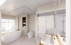 <b>Wall</b> <b>Panels</b> 190*145(mm) Interior Solution <b>Waterproof</b> Eco Friendly Strong Lightweight PVC Modern Bathroom Warehouse - Product Image 1