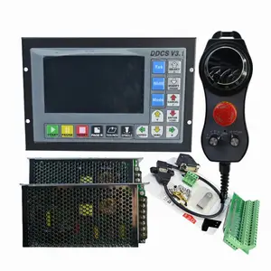 Kit de controlador independiente DDCSV3.1 CNC, 3/4 ejes con volante Mpg y fuente de alimentación de conmutación para fresadora pequeña CNC