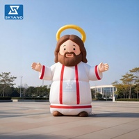 Modèle gonflable de personnage de Jésus pour la publicité et la décoration
