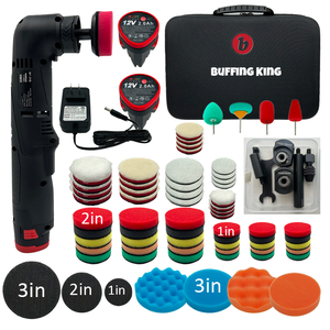 2*12v 2000mAh Lithium Batteries Cordless Car Polishing Tools Mini Wireless Car Detailing Polisher Machine Car Buffer Set - Product Image 1