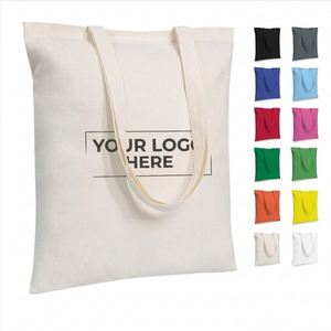 Custom Canvas <b>Tote</b> Bag Reusable Cotton Shopper Eco Calico Carrier Lightweight Shoulder Handbag for Daily Shopping <b>Travel</b> Outdoor - Product Image 1