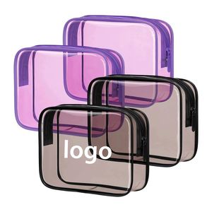 Neceser de Viaje para Artículos de Aseo, Aprobado por la TSA, con Cierre, Impermeable, Transparente, para Cosméticos, con su Logotipo - Product Image 1