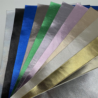 Nouveau produit 2026 : Tissu en cuir synthétique effet métal craquelé pour sacs et sacs à bijoux en cuir PU