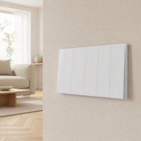 Interrupteur mural UE, prises allemandes, rose, beige, noir, blanc, 1/2/3 gang, type E, prise de charge rapide USB-C