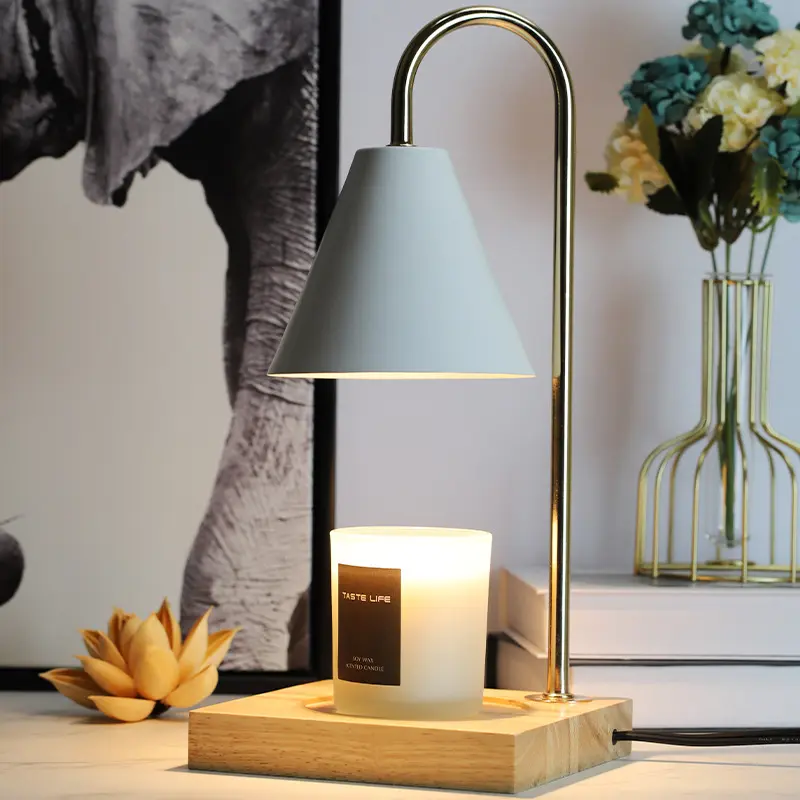 Yatak odası dekoru romantik masa lambası için elektrikli mum eriyik sıcak ışık lamba fener