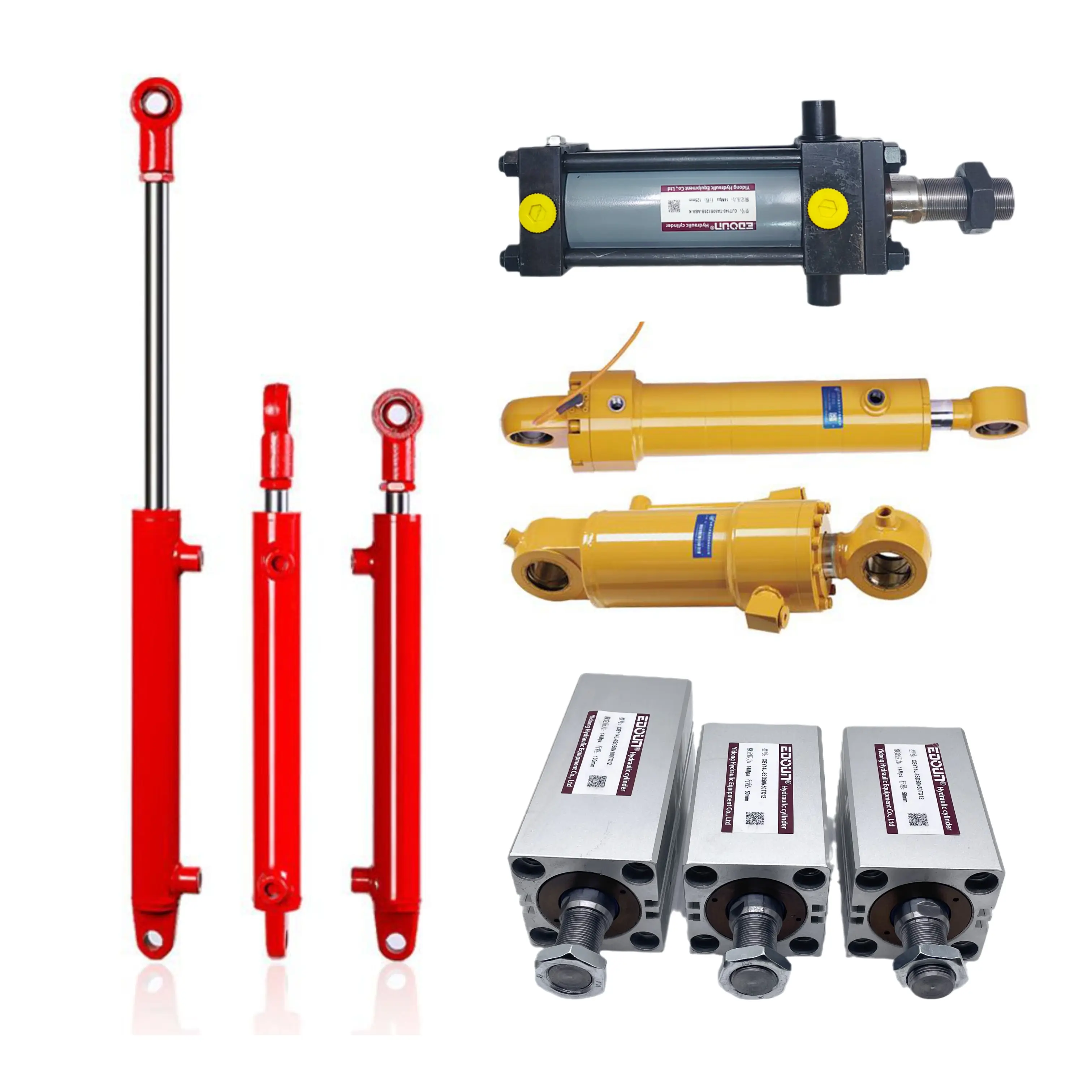 Hot Sale Factory Price Good Quality Heavy Duty Small Double Acting Hydraulic Cylinder Parts