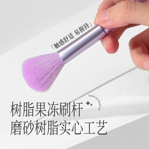 Lmltop - Juego de 5 Brochas de Maquillaje de Pelo Sintético, Brocha Plana Portátil para Polvo, Sombra de Ojos y Corrector, LLT34 - Product Image 5