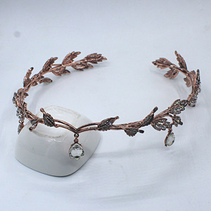 Rhinestone Crown Hair Accessory for Women Bridal Maang <strong>Tikka</strong> <strong>Headpiece</strong> - Product Image 2