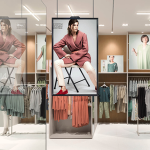 LG 55 Pantalla LCD de 65 pulgadas Colgando Señalización digital interactiva de doble cara y pantallas <span class=keywords><strong>Reproductor</strong></span> de publicidad Monitor de pantalla de quiosco - Product Image 5