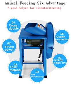 Mini hacheuse à paille portable, hacheuse à paille efficace pour l'alimentation animale, pour le traitement des aliments et l'utilisation à la ferme - Product Image 5