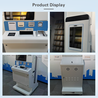 Kiosque de libre-service personnalisé de 43 pouces pour hôpitaux, solution de check-in patient 24h/24 et 7j/7 avec accepteur de monnaie, lecteur QR/ID et imprimante de rapports A4