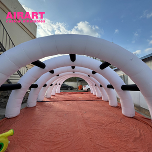 Arc de rêve gonflable blanc <span class=keywords><strong>pour</strong></span> ornement de fête de mariage, tunnel de <span class=keywords><strong>fil</strong></span> gonflable de grande activité - Product Image 1