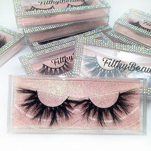 Private Label Eye Lashes <strong>Mink</strong> Lash <strong>Cases</strong> <strong>3d</strong> <strong>Mink</strong> <strong>Eyelashes</strong> <strong>Custom</strong> Shiny Rhinestone <strong>Eyelash</strong> Boxes - Product Image 2